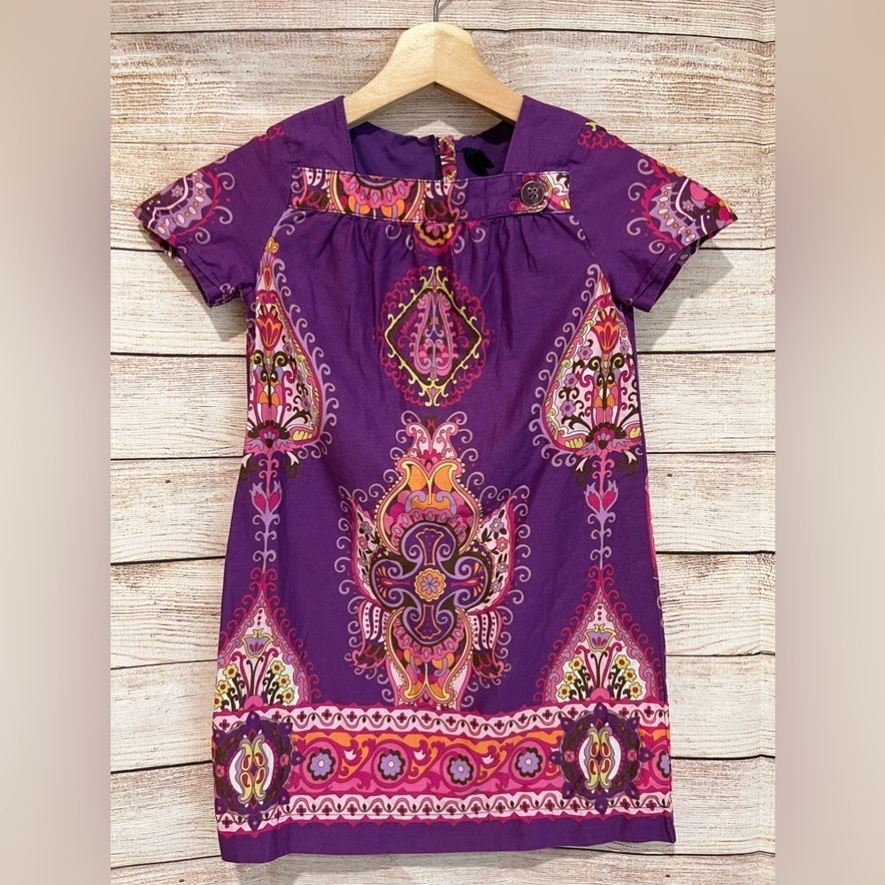 Baby gap boho purple dress toddler 5